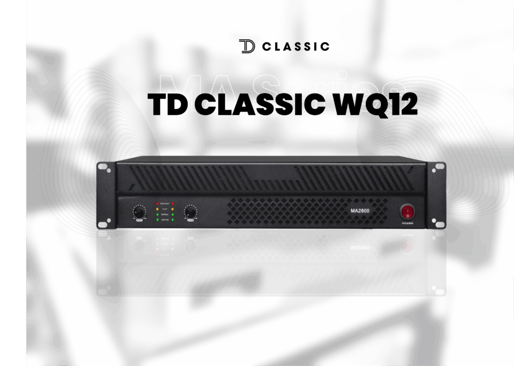 Cục Đẩy 2 Kênh MA2800 TD Classic - 800W Bền Bỉ 1 Cục Đẩy 2 Kênh MA2800 TD Classic
